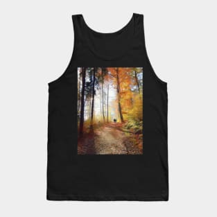 Couple strolling in the forest Tank Top